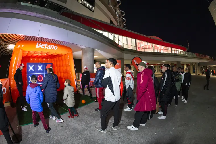 Activación de Betano en el Monumental